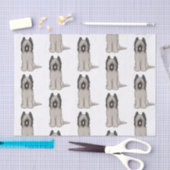 Niedlich Briards Muster Seidenpapier (Handwerk)