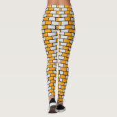 Niedlich Brick Wavy Classic Leggings (Rückseite)