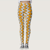 Niedlich Brick Wavy Classic Leggings (Vorderseite)