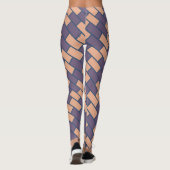 Niedlich Brick Wavy Classic Leggings (Rückseite)