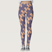 Niedlich Brick Wavy Classic Leggings (Vorderseite)