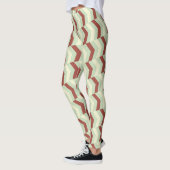Niedlich Brick Zickzack Workout Green Leggings (Links)