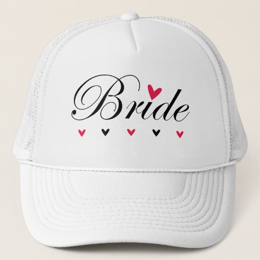 Niedlich Bride Hat Truckerkappe (Vorderseite)