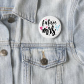 Niedlich Bride Mrs. Wedding Brautparty Verlobung Button (Beispiel)