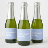 Niedlich Bridesmaid Bubbly Schaumweinetikett (Flaschen)