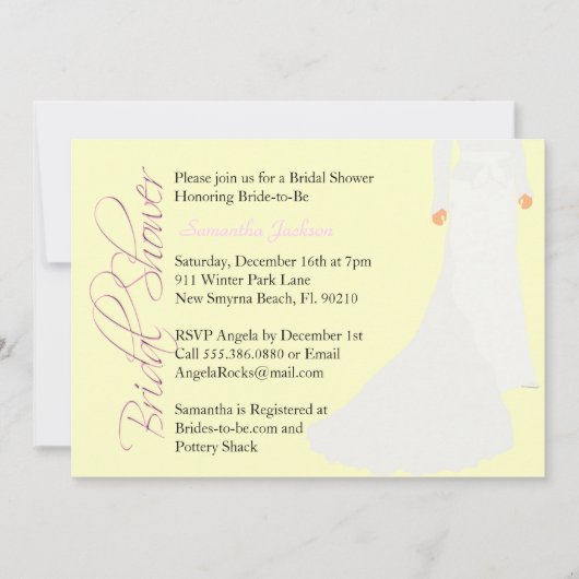 NIEDLICH Bridge Brautparty Einladung (Vorderseite)