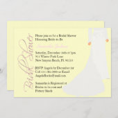 NIEDLICH Bridge Brautparty Einladung (Vorne/Hinten)