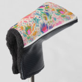 Niedlich Bright farbenfroh-braunes Muster Golf Headcover (3/4 Vorderseite)
