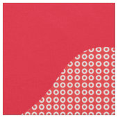 Niedlich Bright Red Gemustert Hearts Fabric Stoff (Nahaufnahme)