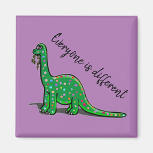 Niedlich Brontosaurus Dinosaurier Magnet