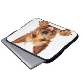 NIEDLICH BROWER AUSTRALISCHER TERRIER PUPPY HUND LAPTOPSCHUTZHÜLLE (Vorne Knopf)