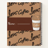 Niedlich Brown Aesthetic Daily Journal Notizblock (Rückseite)