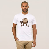 Niedlich-Brown-Affe T-Shirt (Vorne ganz)