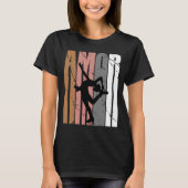 Niedlich Brown Amor Ice Skaten Motivierend Girls T T-Shirt (Vorderseite)