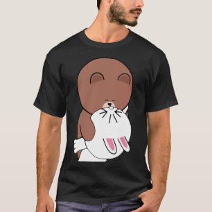Niedlich Brown Bar Cony Bunny Rabbit T-Shirt