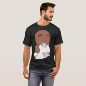 Niedlich Brown Bar Cony Bunny Rabbit T-Shirt (Vorne ganz)
