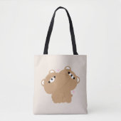 Niedlich Brown Bär Couple Tasche (Vorderseite)