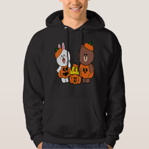 Niedlich Brown Bear Cony Bunny Rabbit Duck Pumpkin Hoodie