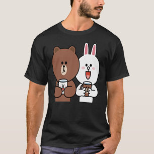 Niedlich Brown Bear Cony Bunny Rabbit Liebhaber T-Shirt