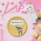 Niedlich Brown Buck Hirsch Personalisierten Party  Pappteller (Party)