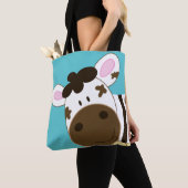Niedlich Brown Cow Art von Jess Tasche (Von Nahem)