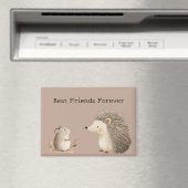 Niedlich Brown Cream Igel Mouse Die besten Freunde Magnet (In Situ (Geschirrspüler))