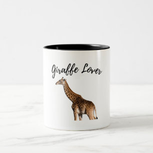 Niedlich Brown Giraffe Zweifarbige Tasse