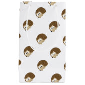 Niedlich Brown Igel Kleine Geschenktüte (Vorderseite)