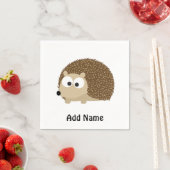 Niedlich Brown Igel Serviette (Beispiel)