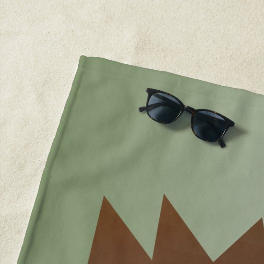 Niedlich Brown Igel Strandtuch (Beispiel)