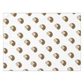 Niedlich Brown Igel Tischdecke (Vorderseite (Horizontal))