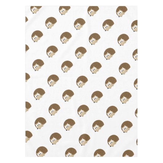 Niedlich Brown Igel Tischdecke (Vorderseite)