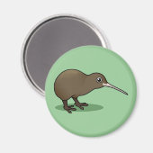 Niedlich Brown Kiwi aus Neuseeland Magnet (Vorderseite/Rückseite)