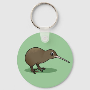 Niedlich Brown Kiwi aus Neuseeland Schlüsselanhänger