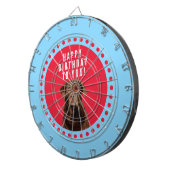 Niedlich Brown Labrador Retriever Hund Happy Birth Dartscheibe (Vorderseite rechts)