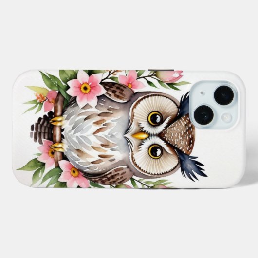 Niedlich Brown Owl iPhone / iPad Gehäuse Case-Mate iPhone Hülle (Rückseite (Horizontal))