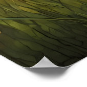 Niedlich Brown Poodle Blume Meadow Poster (Ecke)