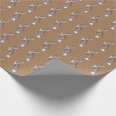 Niedlich Brown Rabbit Bunny Natural Baby Animal Kr Geschenkpapier (Ecke)