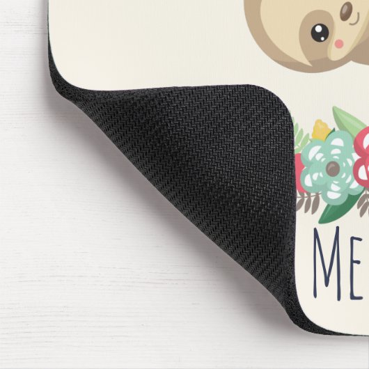 Niedlich Brown Sloth Hanging Mousepad (Ecke)