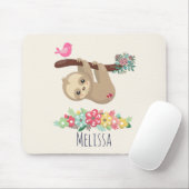 Niedlich Brown Sloth Hanging Mousepad (Mit Mouse)