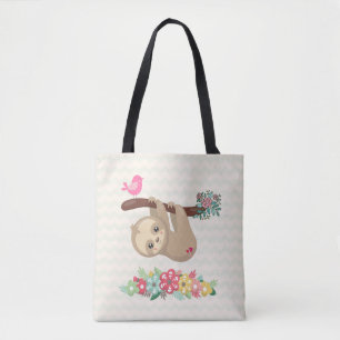 Niedlich Brown Sloth Hanging Tasche