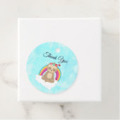 Niedlich Brown Sloth, Meditation über eine Cloud V Geschenkanhänger (Beispiel)