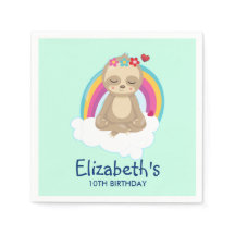 Niedlich Brown Slotmeditation auf einem Cloud Birt