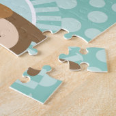 Niedlich Brown Teddy Bar Herz Puzzle (Seite)