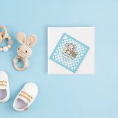 Niedlich Brown Teddy Bear Picnic Baby Dusche Geschenkanhänger