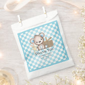 Niedlich Brown Teddy Bear Picnic Baby Dusche Geschenktütchen (Ausgeschnitten)