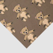 Niedlich Brown Teddy Bears Seidenpapier (Ausschnitt)