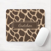 Niedlich Brown und Tan Giraffe Skin Mousepad (Mit Mouse)