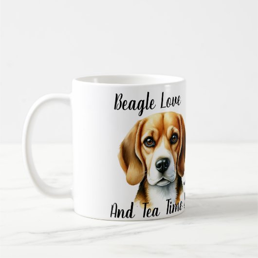 Niedlich Browns ''Beagle and Tee'' Kaffeetasse (Links)
