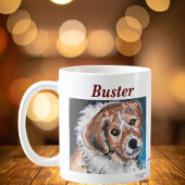Niedlich Browns & Blacks PERSONALISIEREN Beagle Kaffeetasse